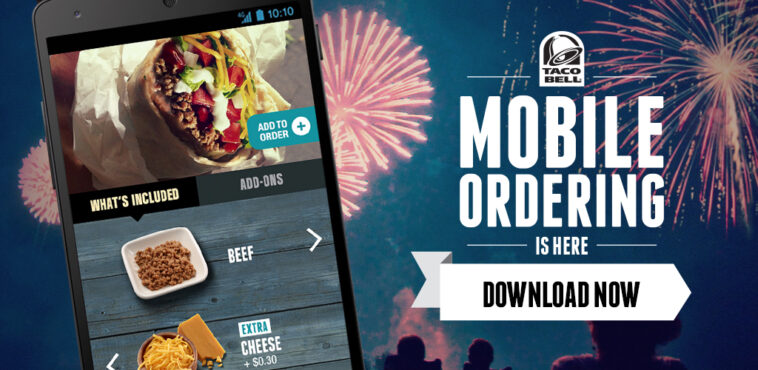 Can I do a mobile order for Taco Bell?