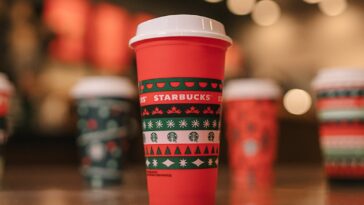 Can I get the Starbucks red cup from the drive-thru?
