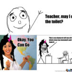 Can I go to the bathroom to Spanish?