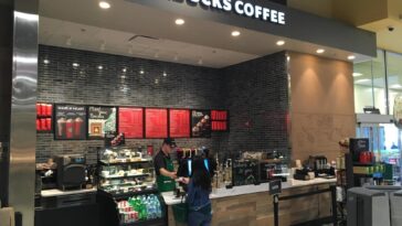 Can I sit inside Starbucks?