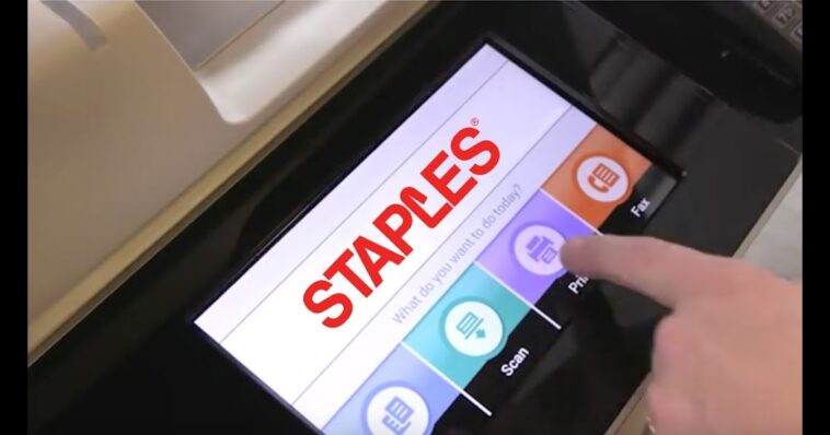 Can Staples print documents from my phone?