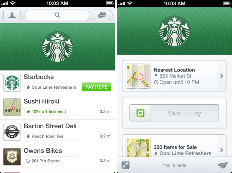 Can Starbucks scan your phone?