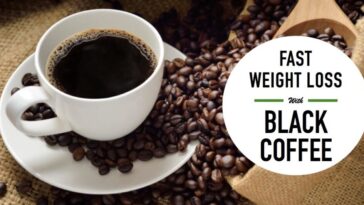 Can black coffee reduce weight?