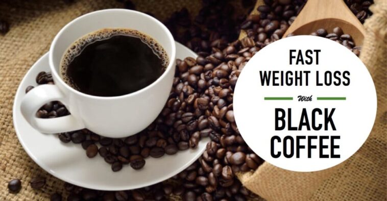 Can black coffee reduce weight?