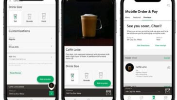 Can you advance order on Starbucks app?