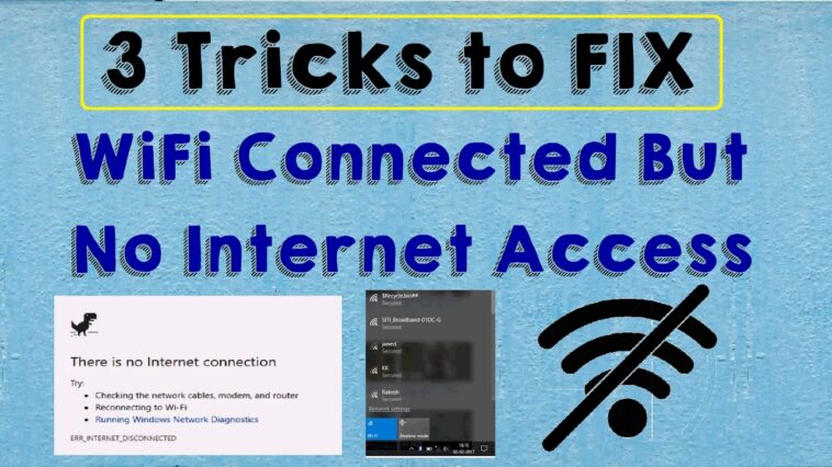 Can you be logged on to Wi-Fi without Internet access?