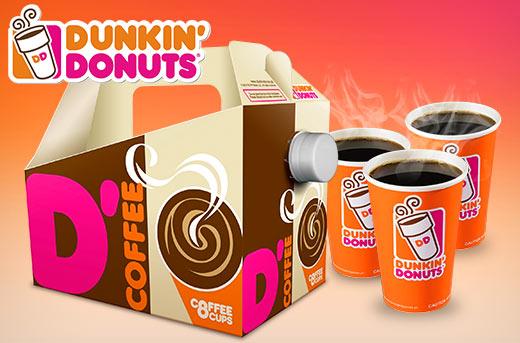 Can you buy a box of coffee at Dunkin?