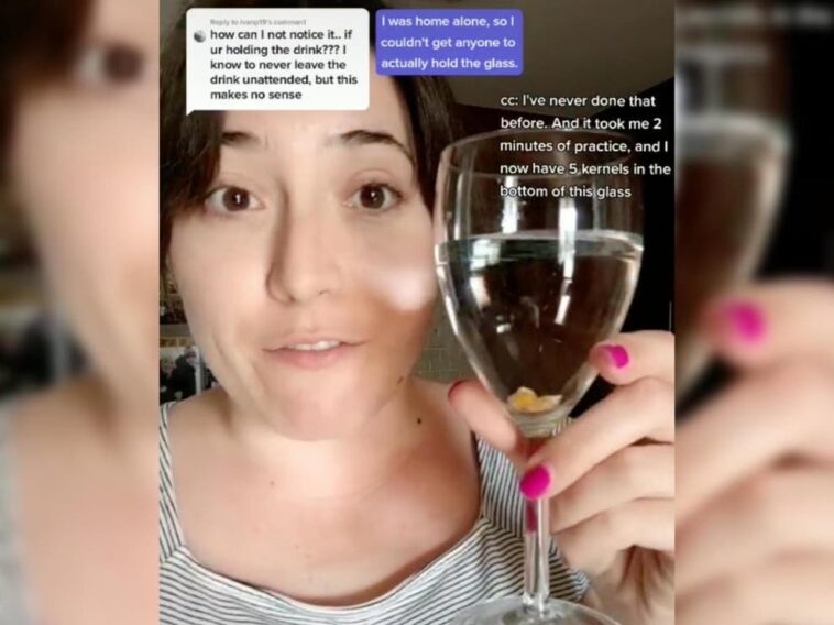 Can you drink wine on TikTok?