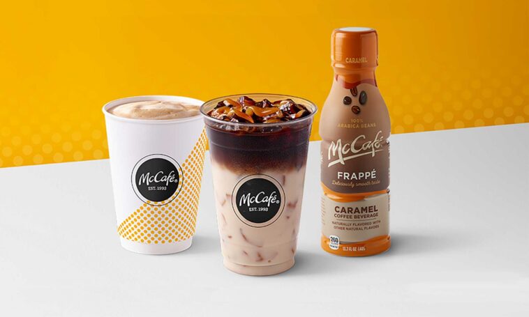 Can you get a hot caramel macchiato at McDonald's?