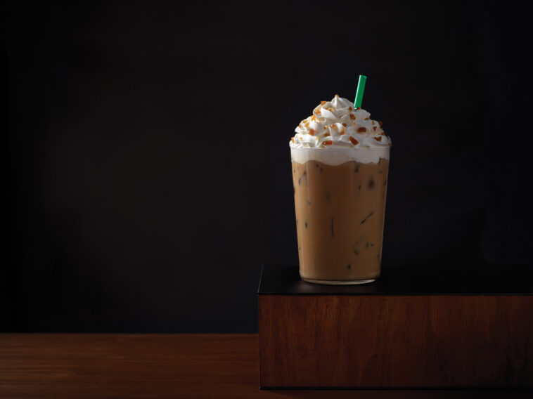 Can you get the caramel brulee latte iced?
