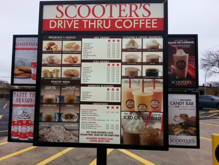 Can you order online Scooters Coffee?