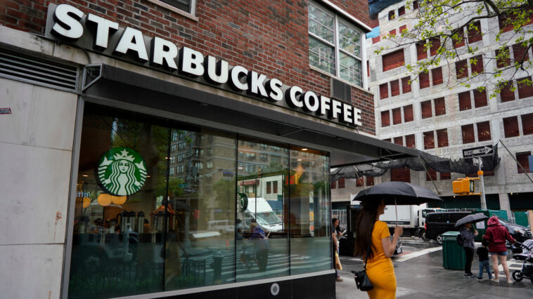 Did Starbucks stop selling online?