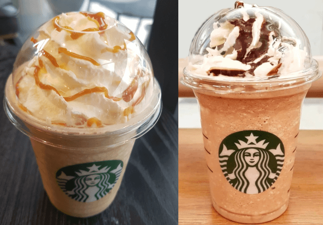 Do caramel frappuccinos have coffee?