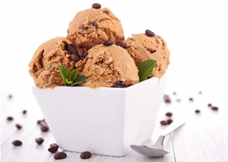 Does Breyers coffee ice cream have caffeine?