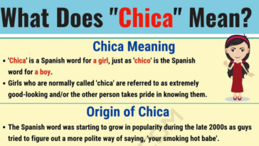 Does Chica mean girl in Spanish?