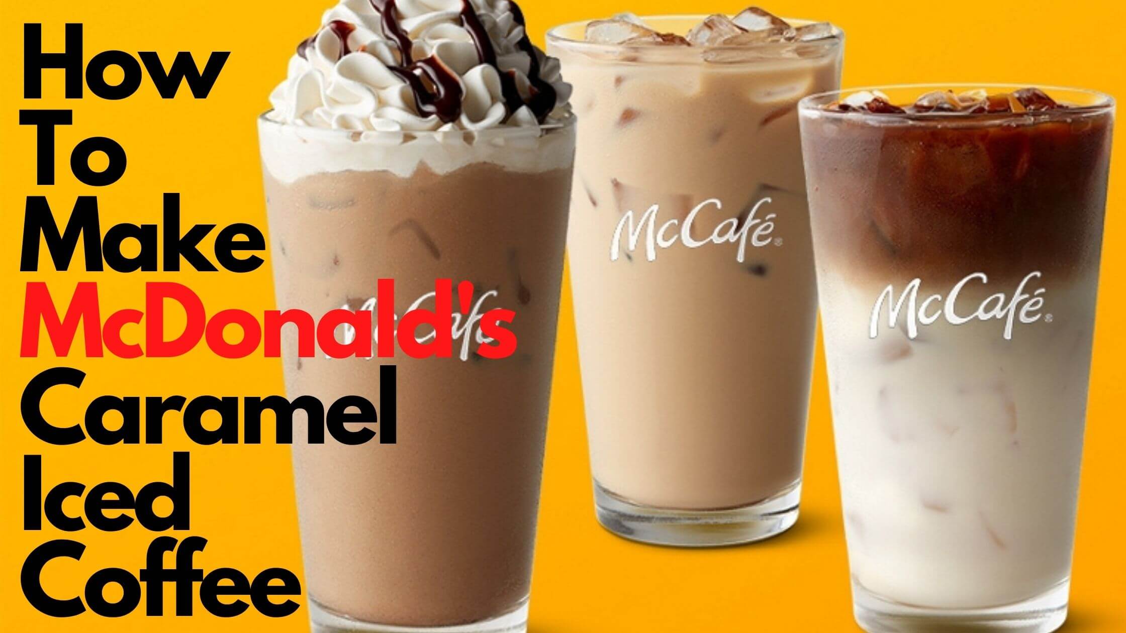 Does McDonalds iced caramel coffee have caffeine? - Foodly