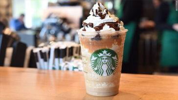 Does Starbucks calories include whipped cream?