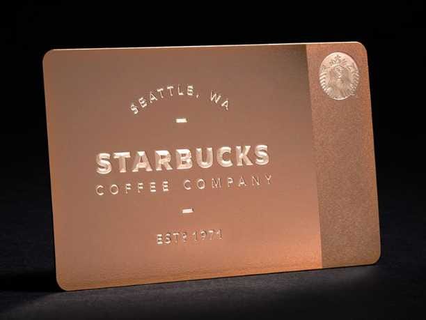 Does Starbucks mail you a Gold Card?