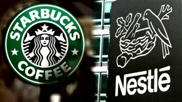 Does Starbucks partner with Nestle?