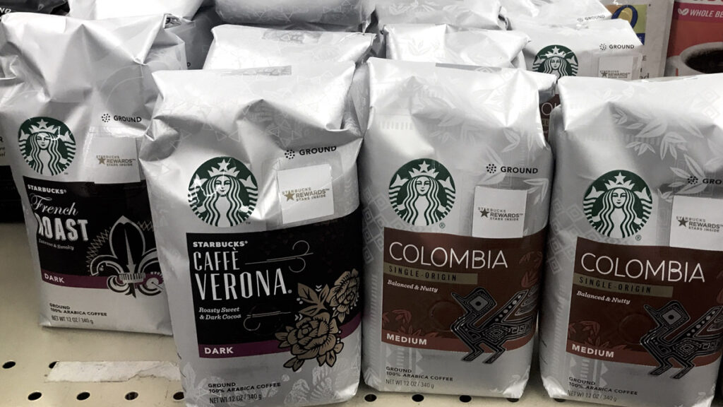 Does Starbucks sell in grocery stores?