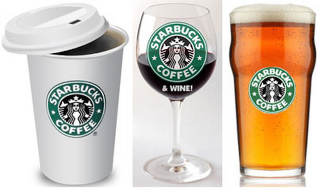 Does Starbucks use alcohol?
