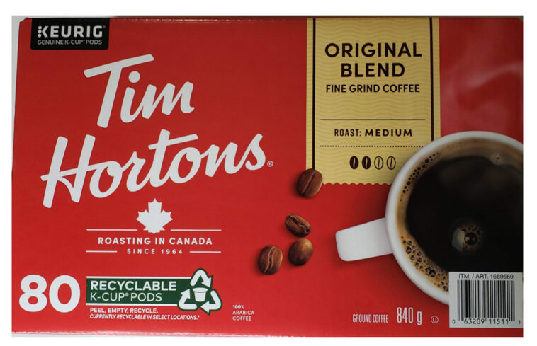 Does Tim Hortons sell boxes of coffee?