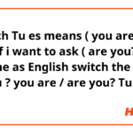 Does français mean French?