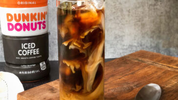 How big is Dunkin Donuts large coffee?