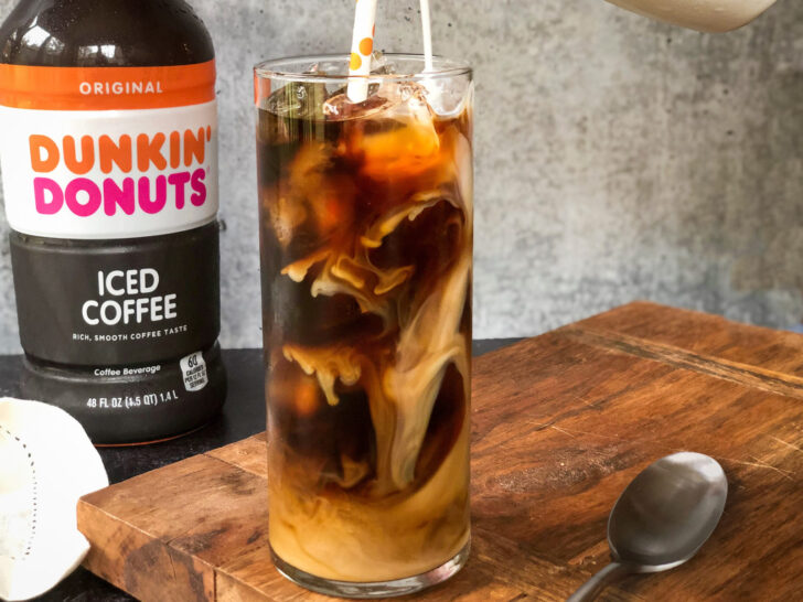 How big is Dunkin Donuts large coffee?