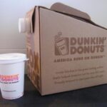 How big is a box of joe from Dunkin Donuts?