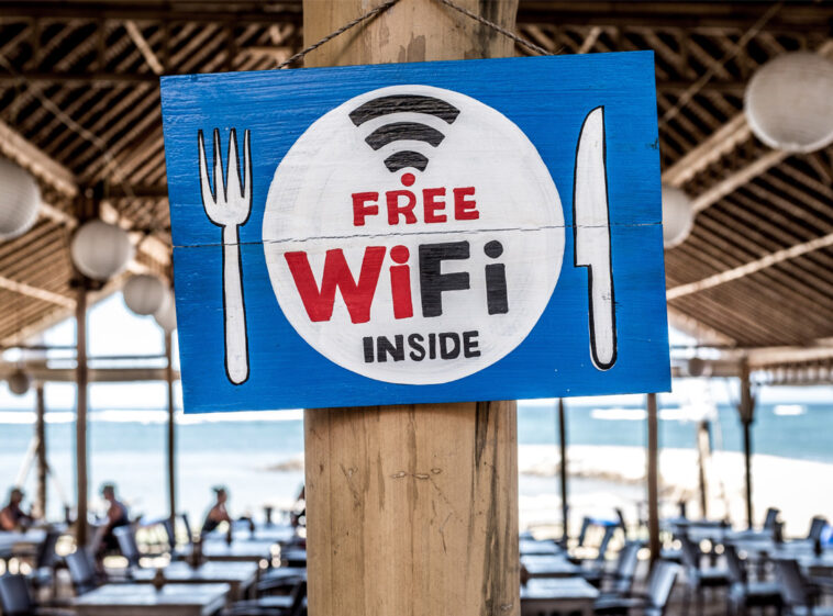 How can I offer free Wi-Fi to customers?