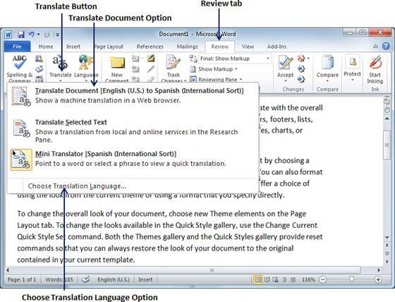 How can I translate a word document for free?