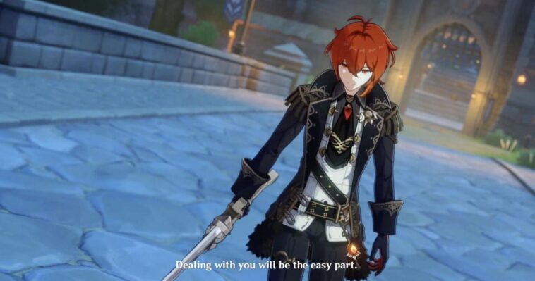 How did Diluc get his vision?