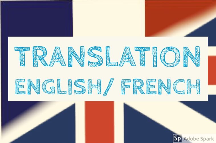 How do I Translate from French to English?