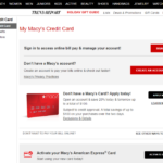 How do I access my Macy's American Express bill online?