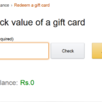 How do I check my gift card balance?