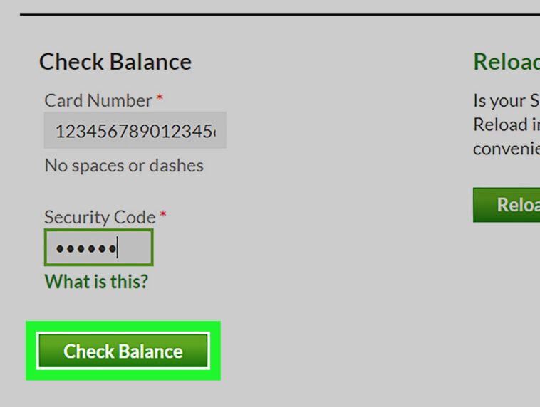 How do I check the balance on my Starbucks card?
