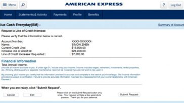 How do I find my American Express credit limit?