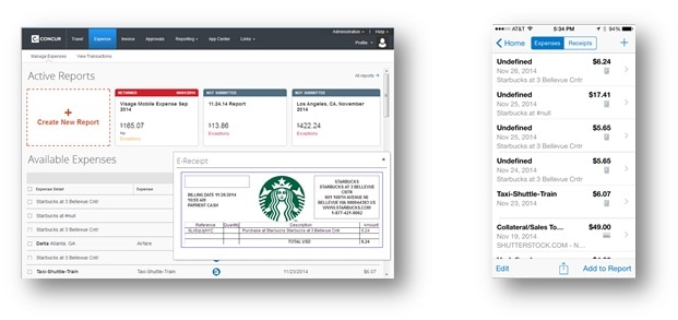 How do I find old Starbucks app receipts?