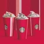 How do I get my 2021 reusable red holiday cup at Starbucks on Nov 18?