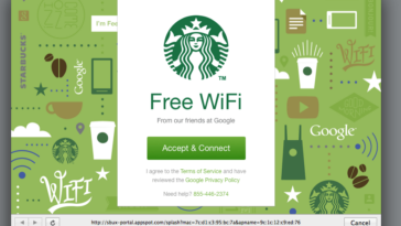 How do I log into Starbucks WiFi?