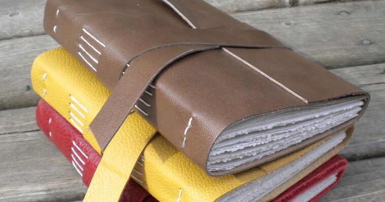 How do I make my own leather journal?