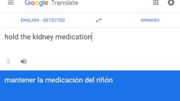 How do I translate a text from English to Spanish?