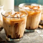 How do you add flavor to iced coffee?