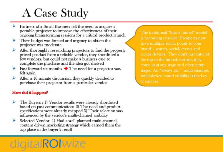 How do you answer a marketing case study?