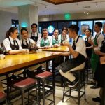 How do you become a partner on the Starbucks app?