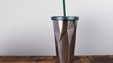 How do you clean a stainless steel Starbucks tumbler?