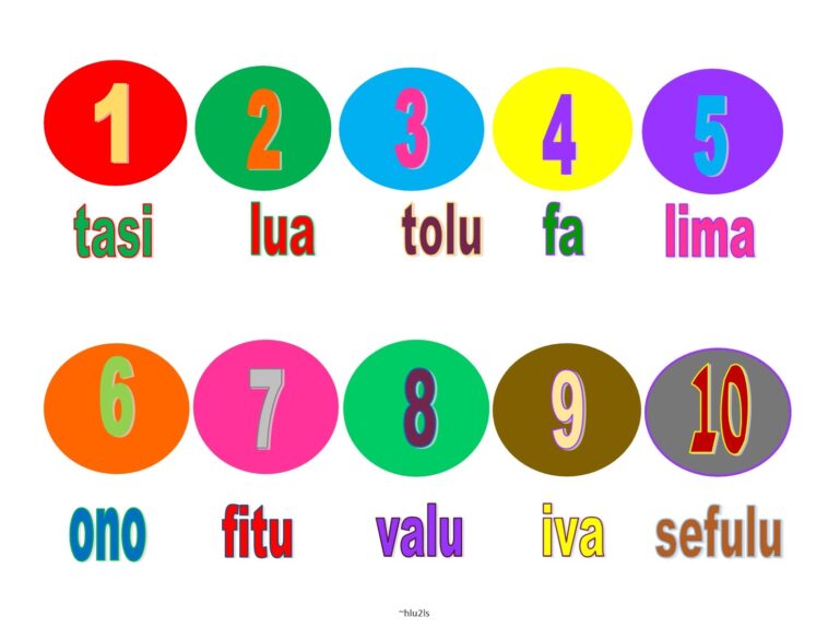 How do you count numbers?