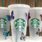 How do you customize a Starbucks hot cup?