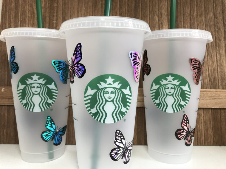 How do you customize a Starbucks hot cup?